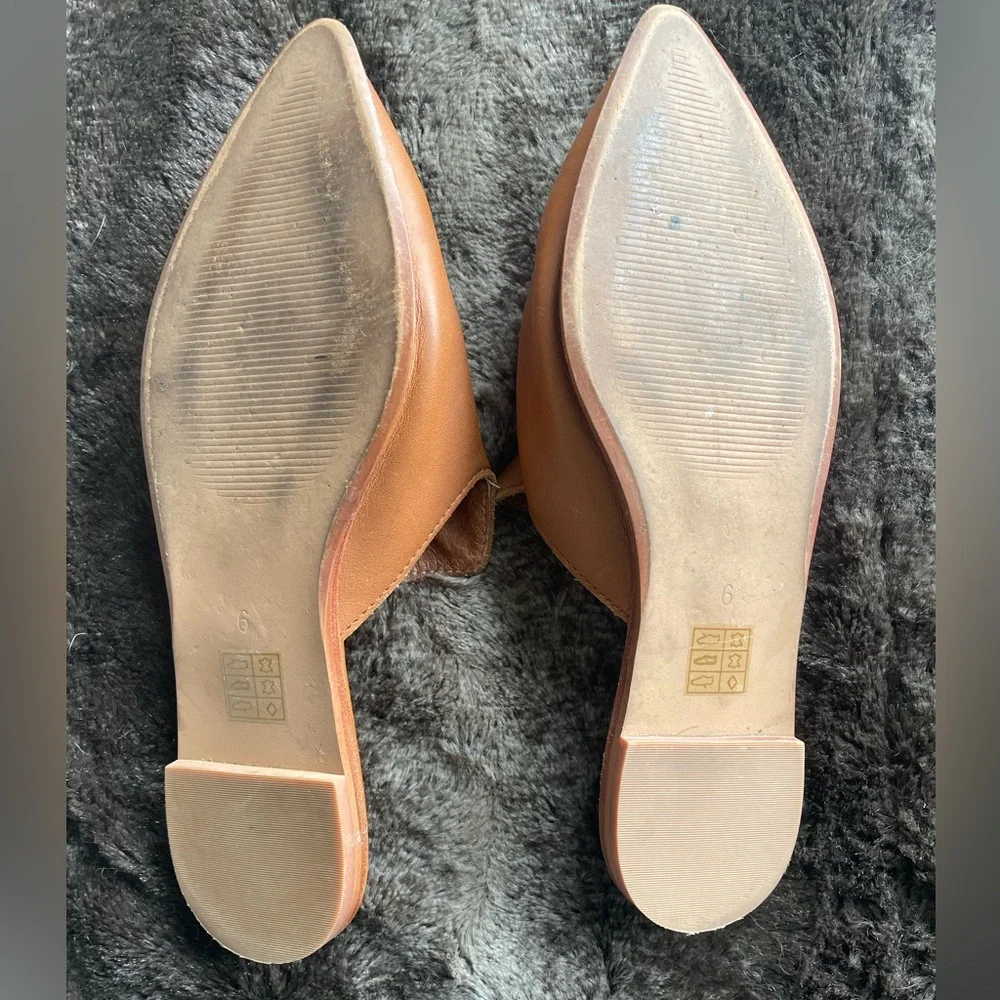 Madewell Gemma Leather Mules size 6 - Picture 4 of 5